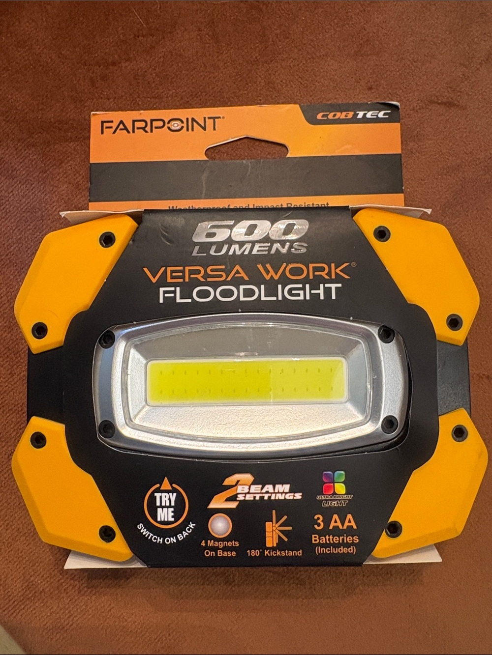 Versa Work Floodlight - Yellow - 600 Lumens